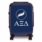 Alpha Xi Delta 20" Carry-on Suitcase Luggage - Greek Letters & Quill | Gifts