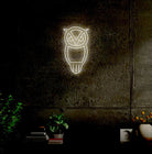 Chi Omega Owl LED Neon Sign w/ Dimmer | Chi O Dorm Wall Art