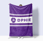 DPHIE Sherpa Blanket XL 60x80 - Stripes | Dorm Decor & Custom Gifts