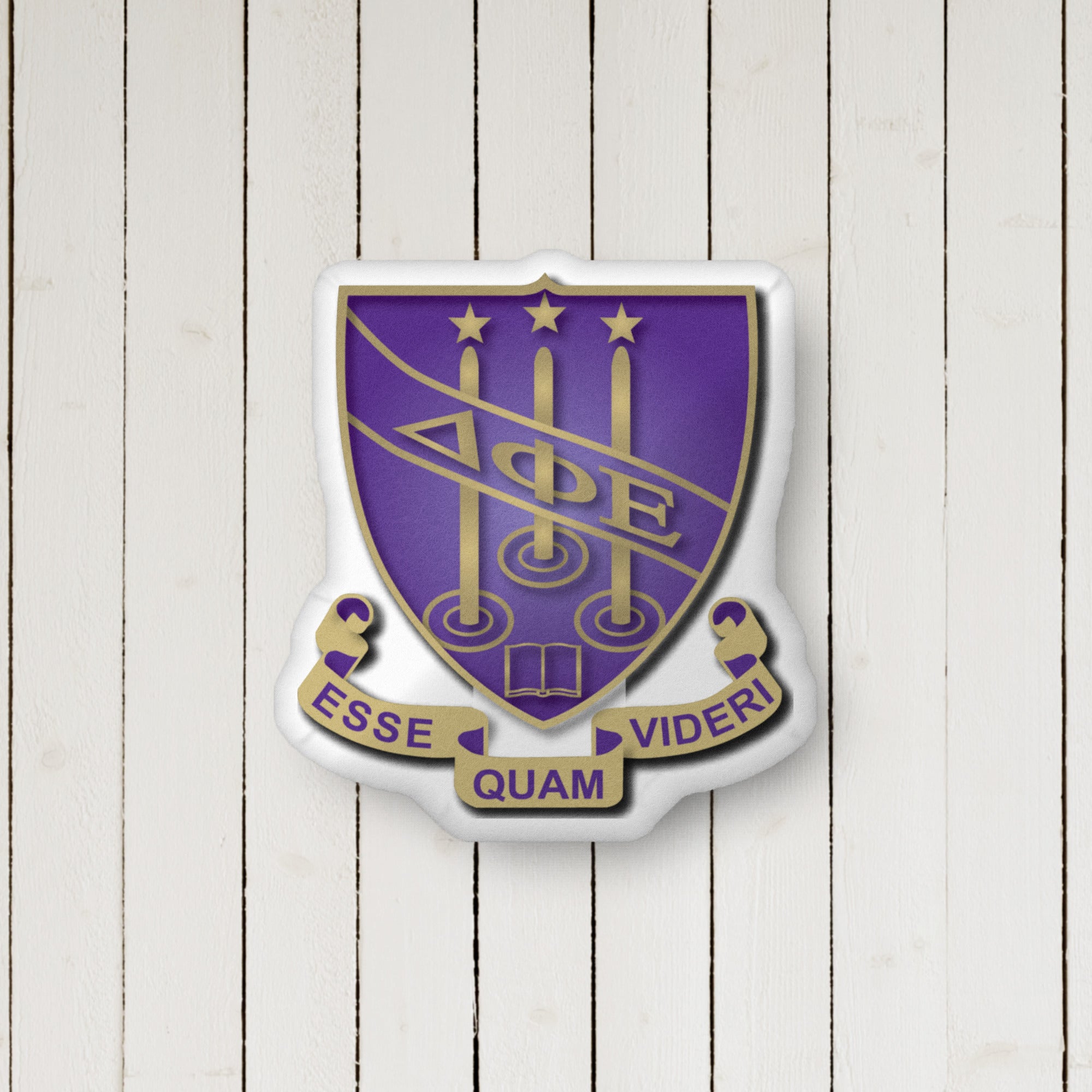 DPHIE Crest Custom-Shape Throw Pillow