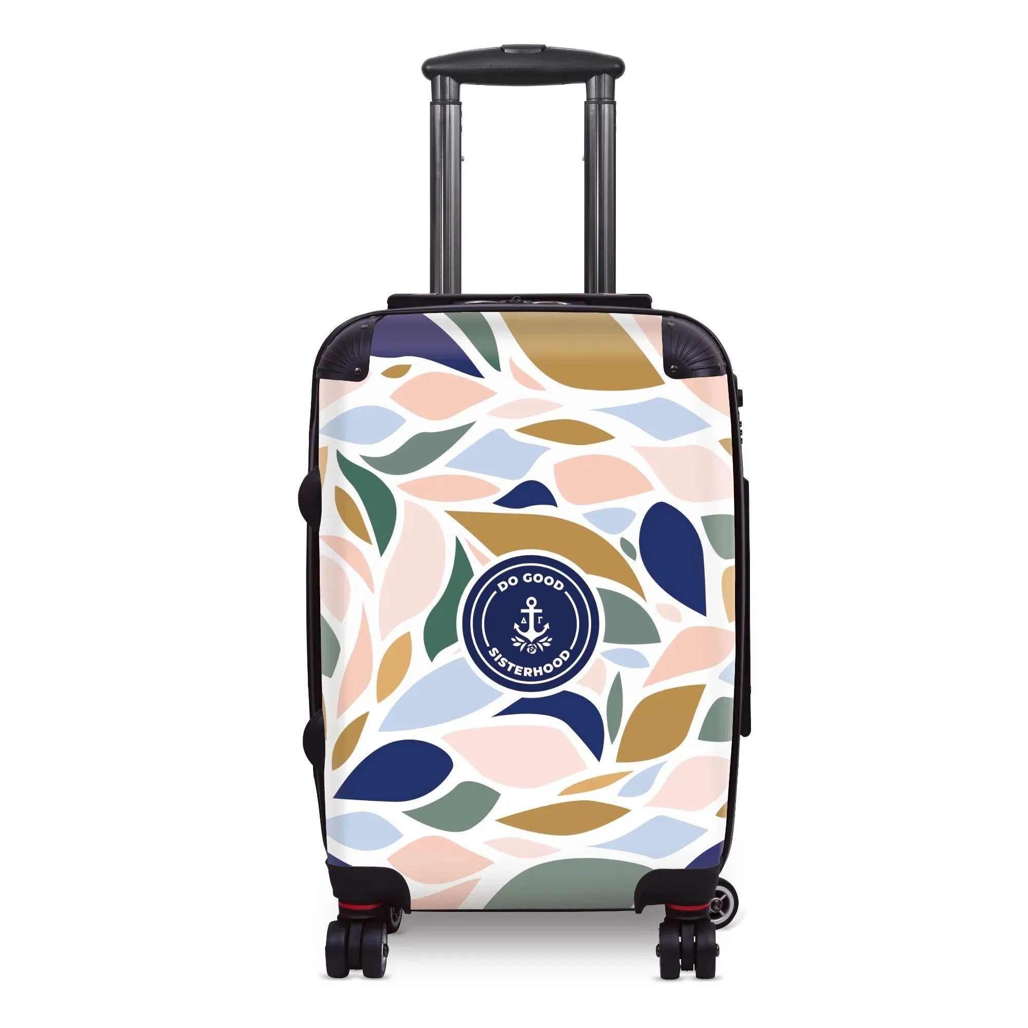 Delta Gamma Carry-on Suitcase - Flat Leaf Pattern Suitcases