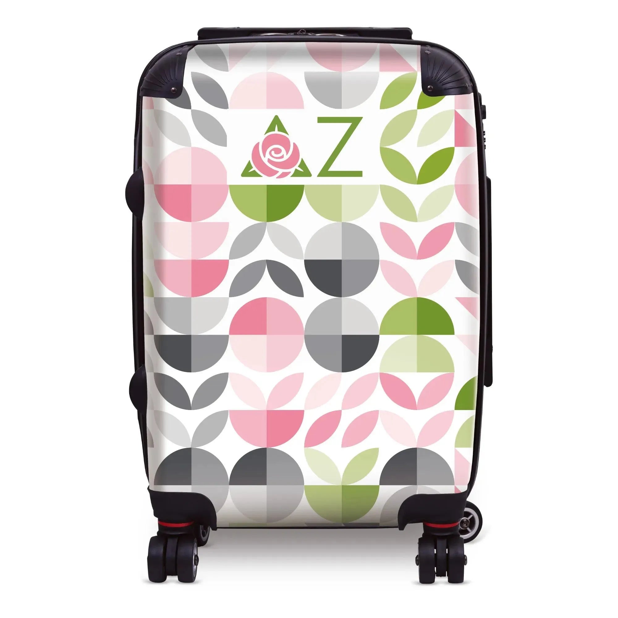 Delta Zeta Carry-on Suitcase - Geo Petals Suitcases