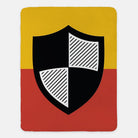 Delta Chi Sherpa Blanket XL 60" x 80 - Shield Color Block | D-Chi Gifts