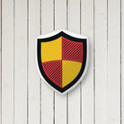 Delta Chi Shield Custom Shape Throw Pillow | D-Chi Gifts