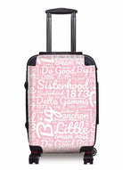 Delta Gamma Carry-on Suitcase - Expression Art Pink