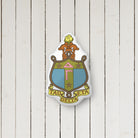 Delta Gamma Crest Custom Shape Throw Pillow | DG Big Little Gift