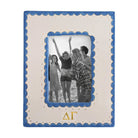 Delta Gamma Scallop Picture Frame | DG Big Little Sister Keepsake