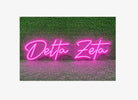 Delta Zeta LED Neon Sign w/ Dimmer | DZ Dorm Wall Art | Custom Gifts


