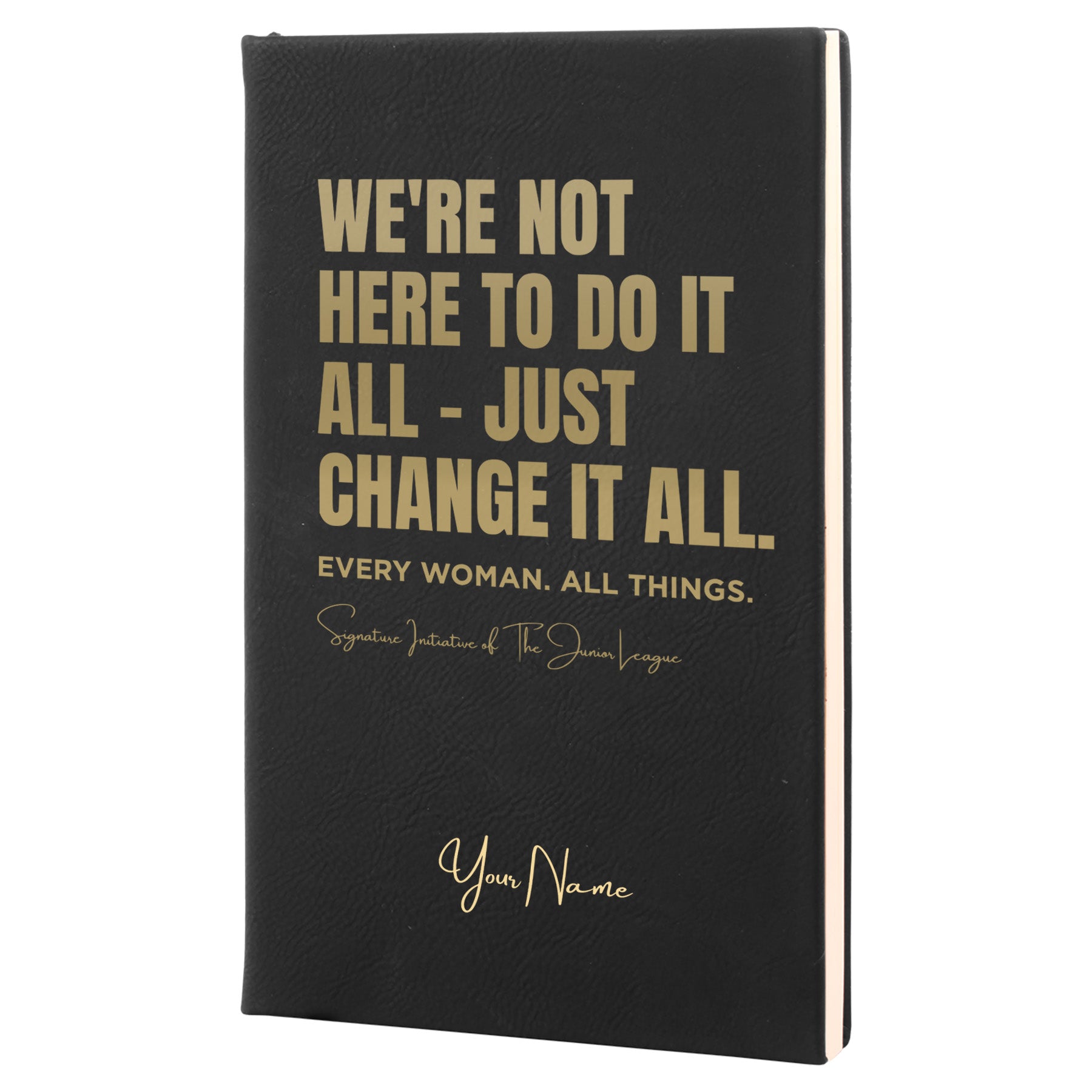 Junior League Personalized Leatherette Journal - Do It All