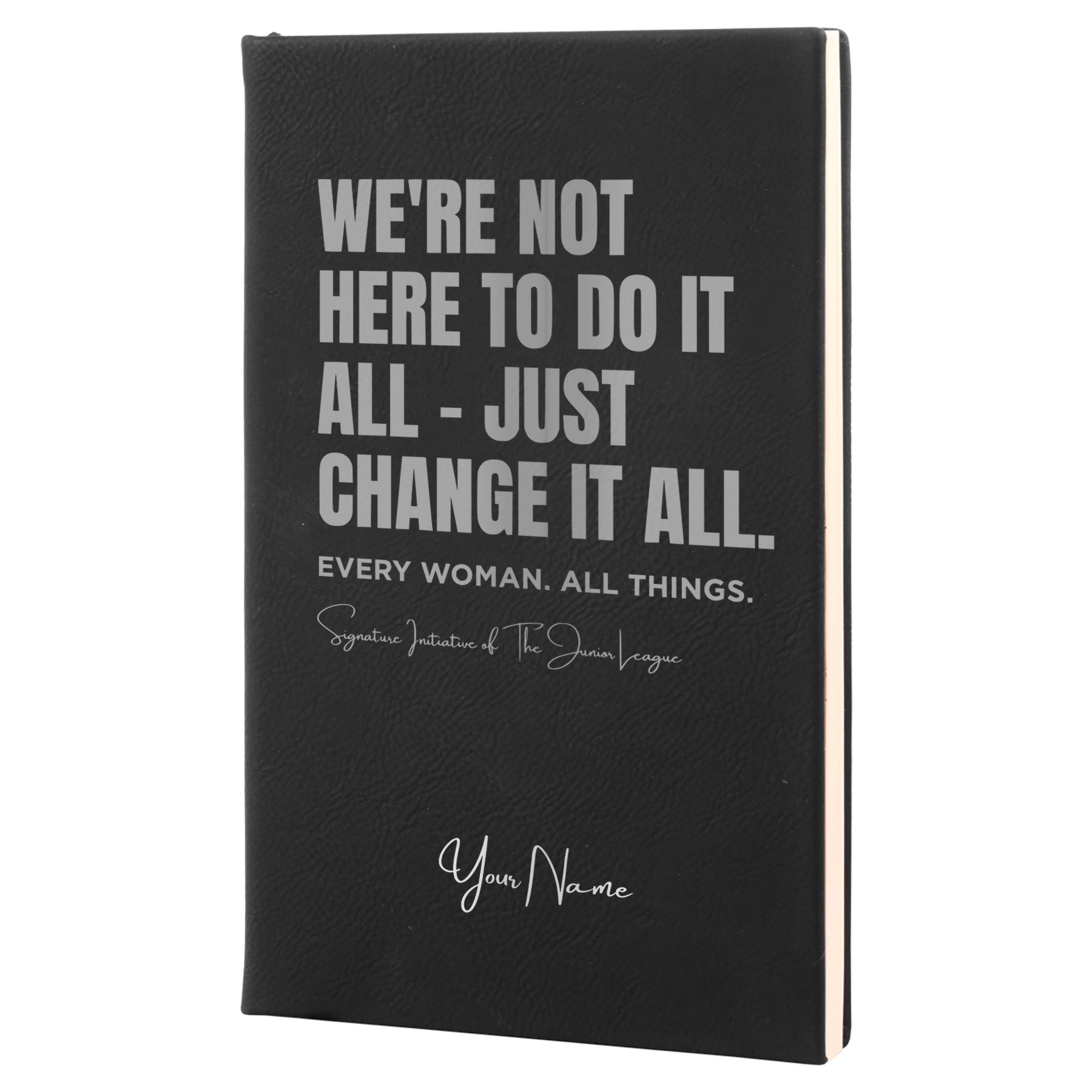 Junior League Personalized Leatherette Journal - Do It All