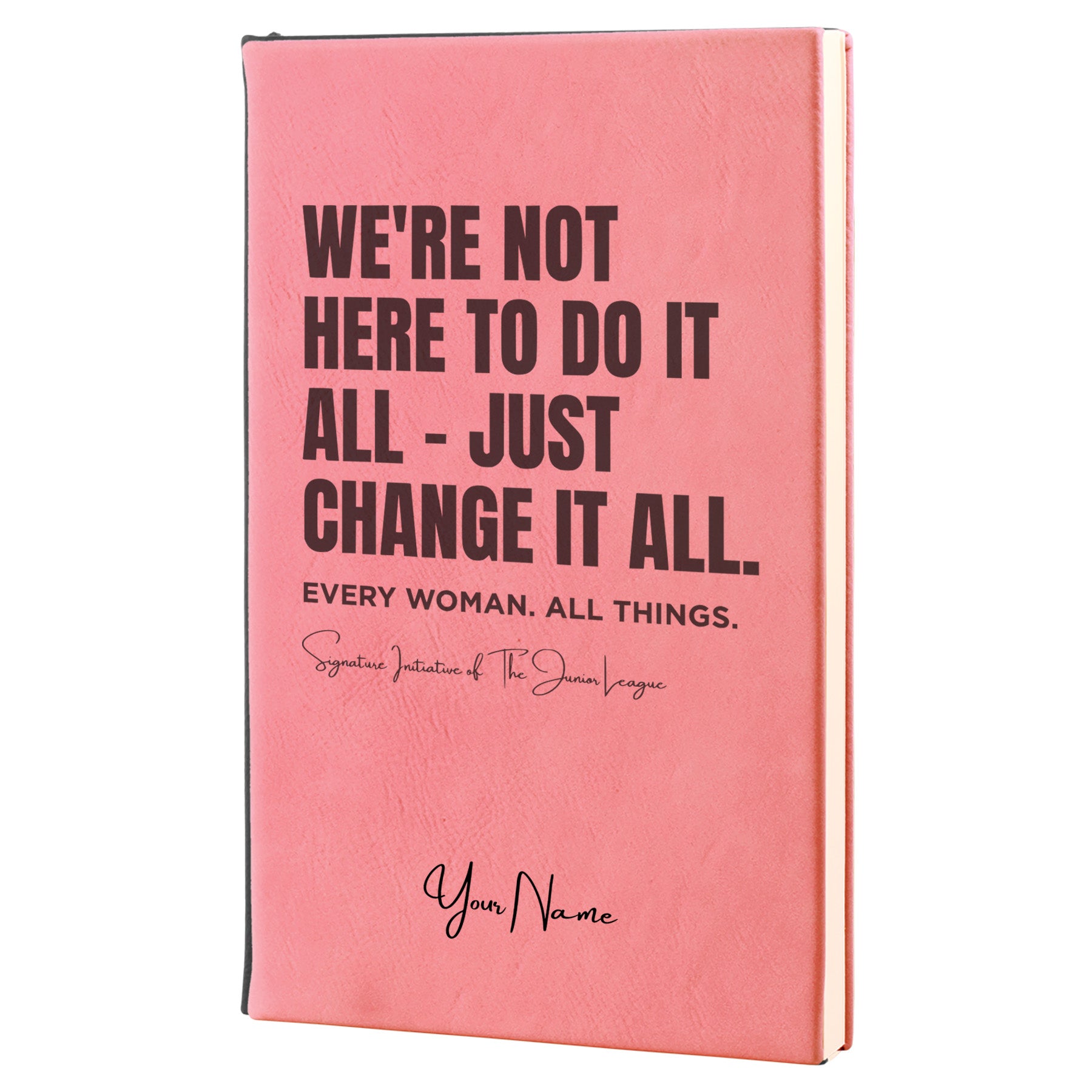 Junior League Personalized Leatherette Journal - Do It All