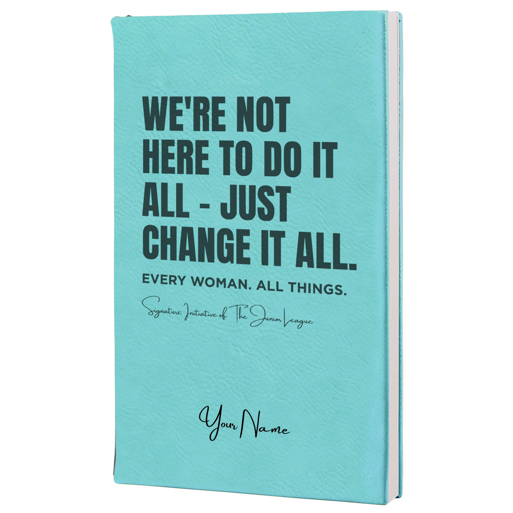Junior League Personalized Leatherette Journal - Do It All