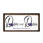 High Point University Large 12x24 Dorm Sweet Dorm Wood Framed Sign