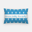 Dream Boldly. Live Fully KKG Owl Lumbar Pillow