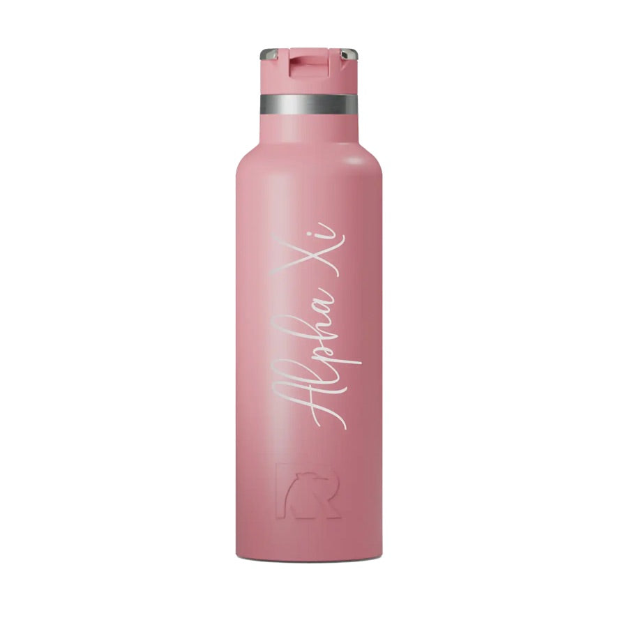 Alpha Xi Delta RTIC 20 oz Journey Ceramic Lined Water Bottle - Script