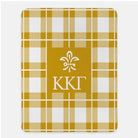 Kappa Kappa Gamma Blanket - Plaid 60"x80" | Official KKG Gift Shop | Festive Fit Home