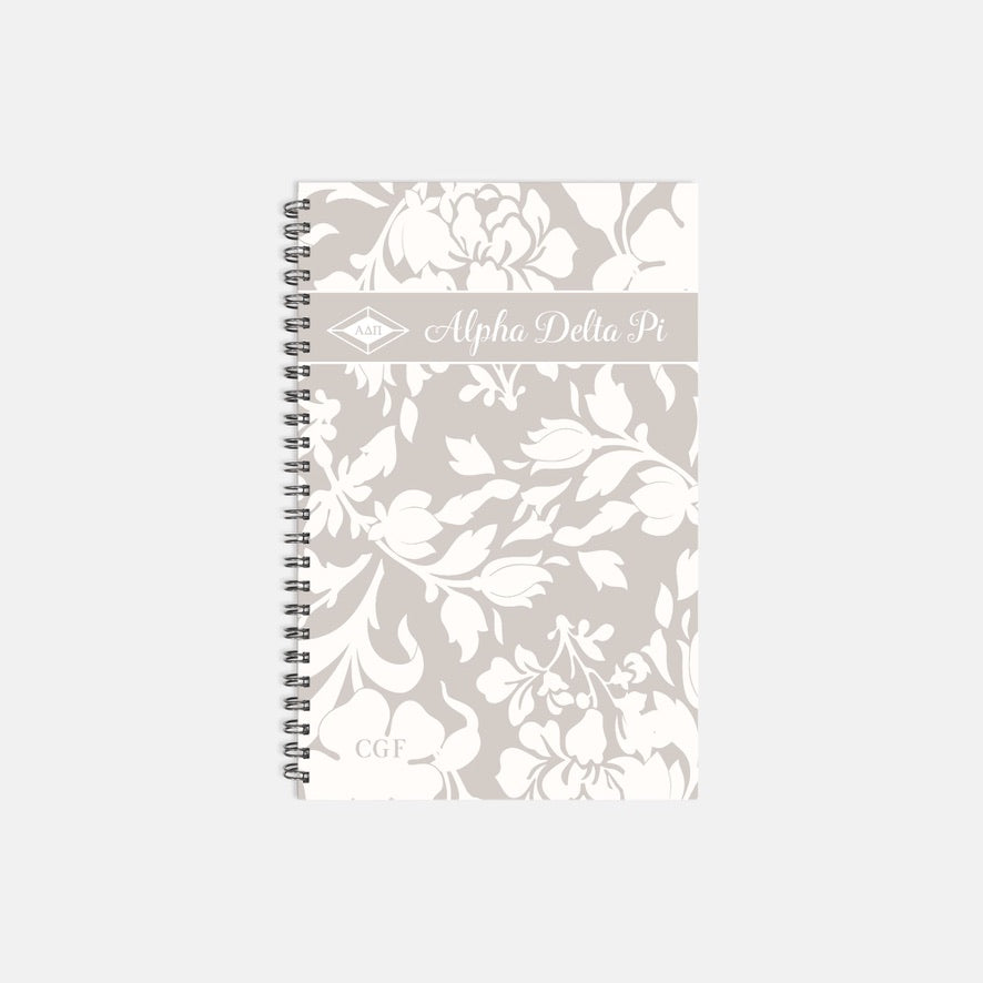 Alpha Delta Pi Personalized Hardcover Notebook Journal - Chinoiserie