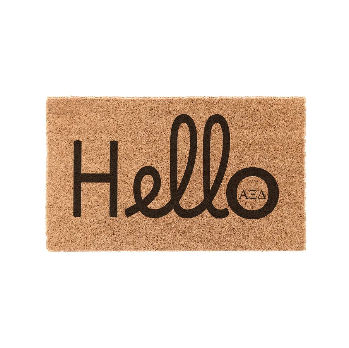 Alpha Sigma Alpha Coir Doormat - Hello Door Mats