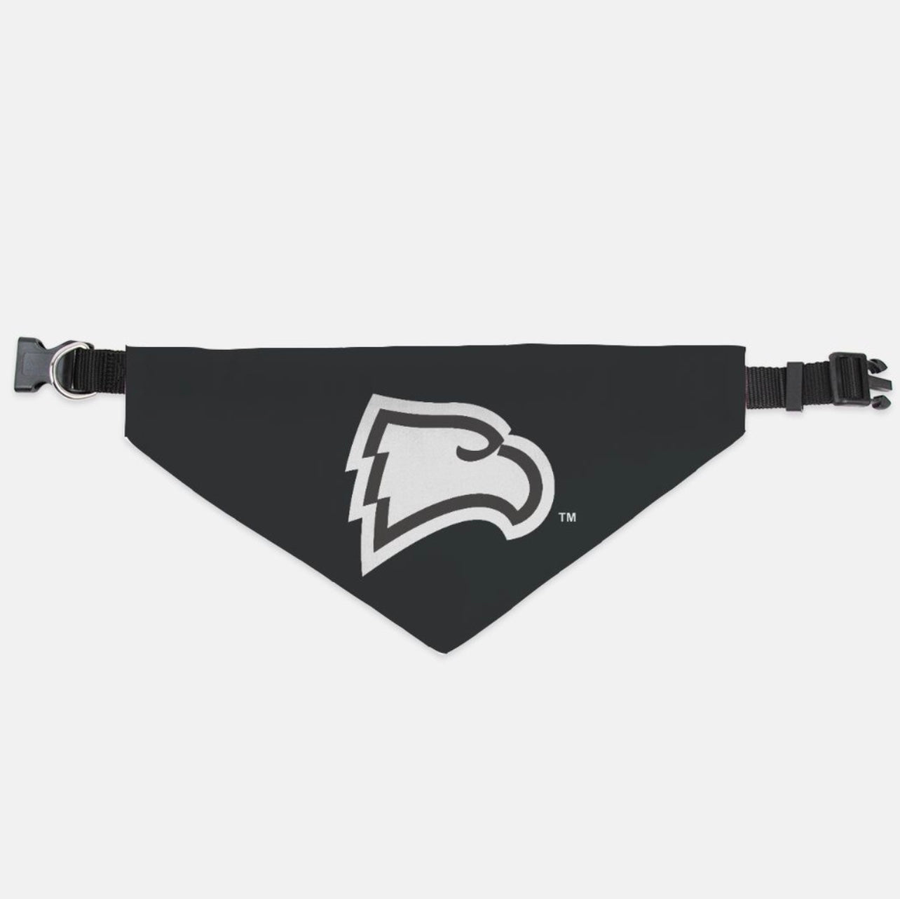 Winthrop University Collar Pet Bandana - Black | Eagles Pet Gear