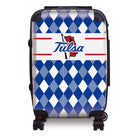 University of Tulsa 20" Carry-On Suitcase Luggage - Argyle