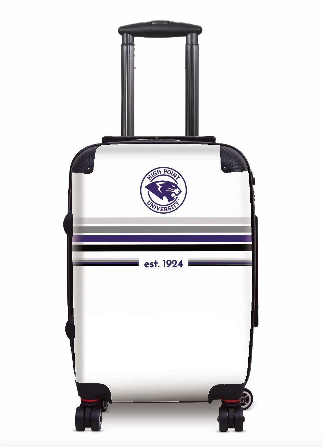 High Point University Carry-On Suitcase - Preppy Stripes Suitcases