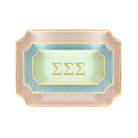 Tri Sigma Gold Monogram Decorative Tray | Sorority Big Little Gifts