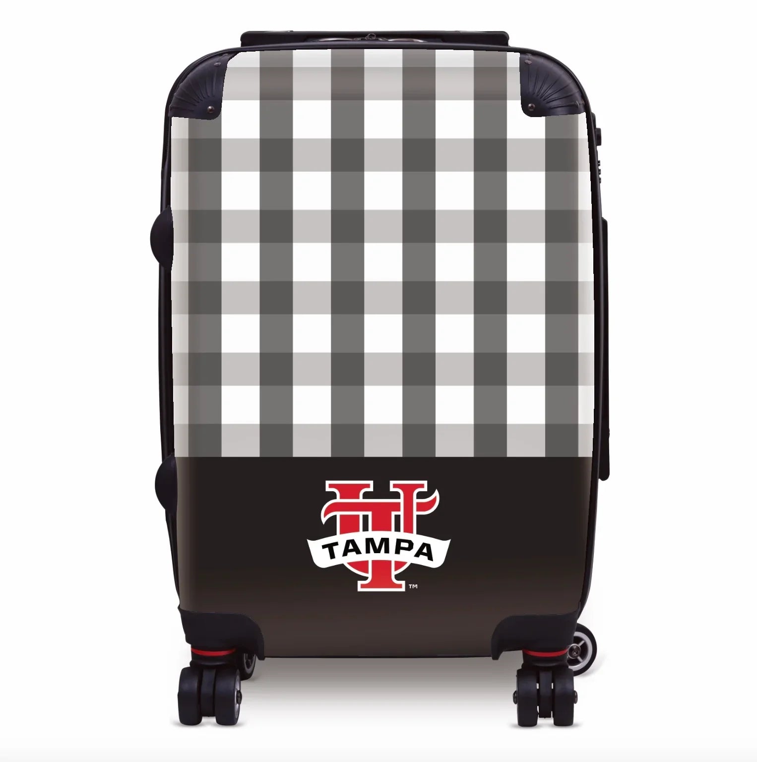 Tampa Spartans Carry-on Luggage - Gingham Suitcases