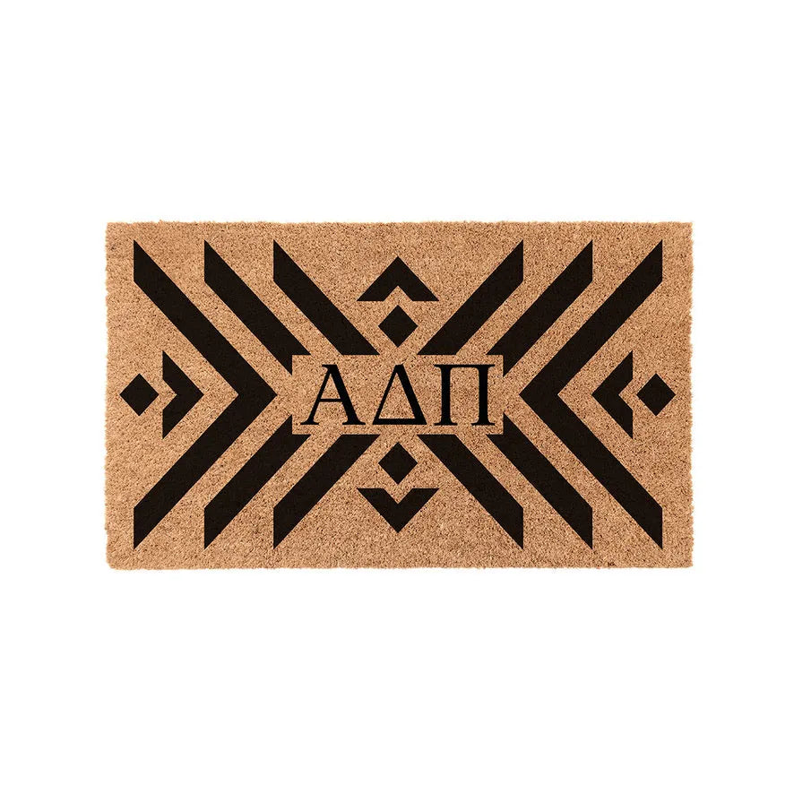 Alpha Delta Pi Coir Doormat - Boho Door Mats