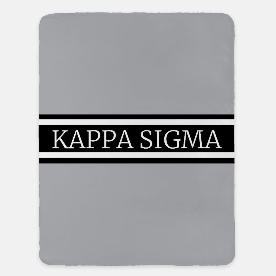 Kappa Sigma XL 60x80 Blanket - Traditional Center Band | Official Merch