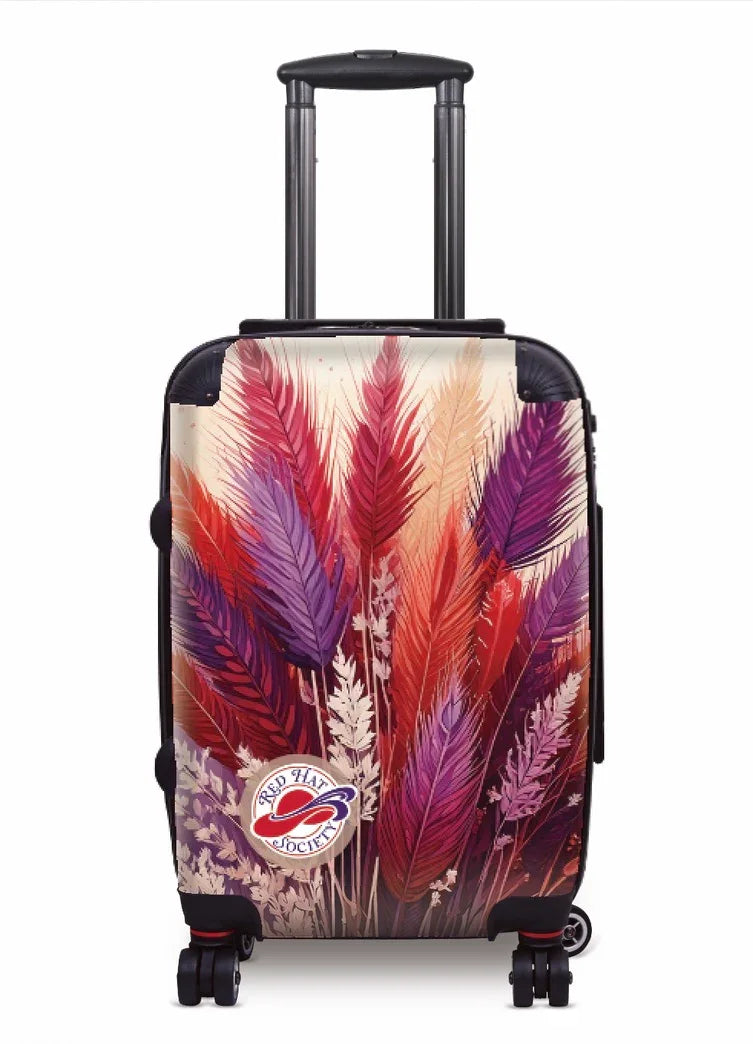 Red Hat Society Carry-on Luggage - Boho Suitcases
