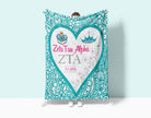 Zeta Tau Alpha XL 60x80 Sherpa Blanket - Mandala Heart | ZTA Gifts