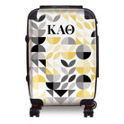 Kappa Alpha Theta 20" Carry-on Suitcase Luggage - Geo Petals