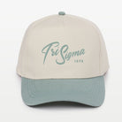 Tri Sigma Embroidered Two-Tone Baseball Cap - Script 1874 | Custom Gifts