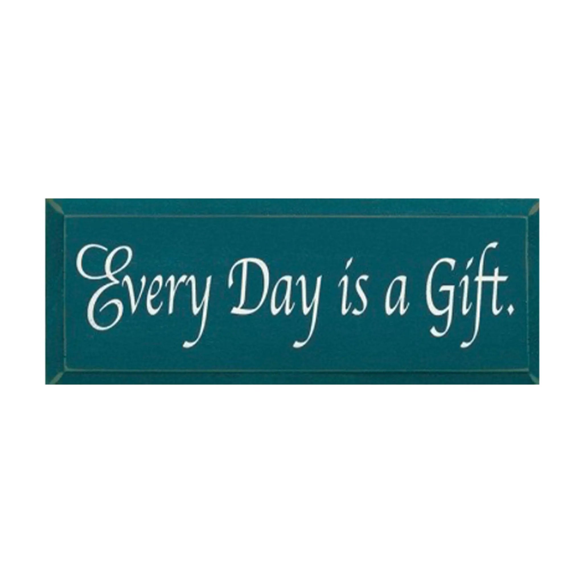 Every Day is a Gift Wood Sign - 7"x18" | Dorm Decor | Quote Sign | Farmhouse Sign | Festive Fit Home