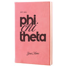 Phi Chi Theta Personalized Leatherette Notebook Journal