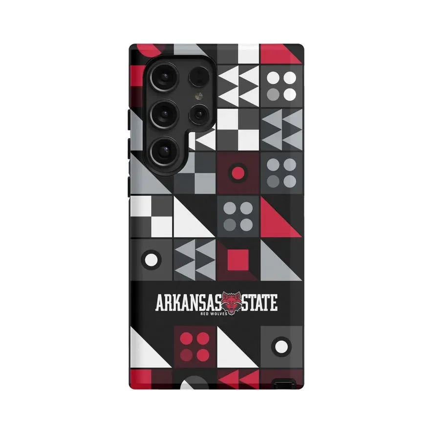 Arkansas State University Samsung Galaxy 24, 23 Mobile Phone Case - Geo Gloss Mobile Phone Cases