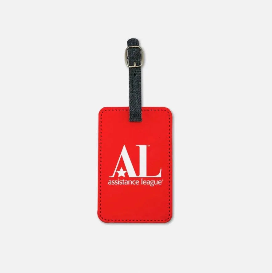 Assistance League (Set of 2) Luggage Tags Red Luggage Tags