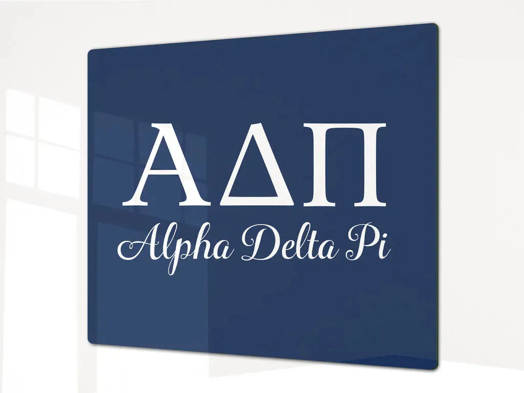 Alpha Delta Pi Charcuterie Board Party Event Tray Midnight Blue Serveware