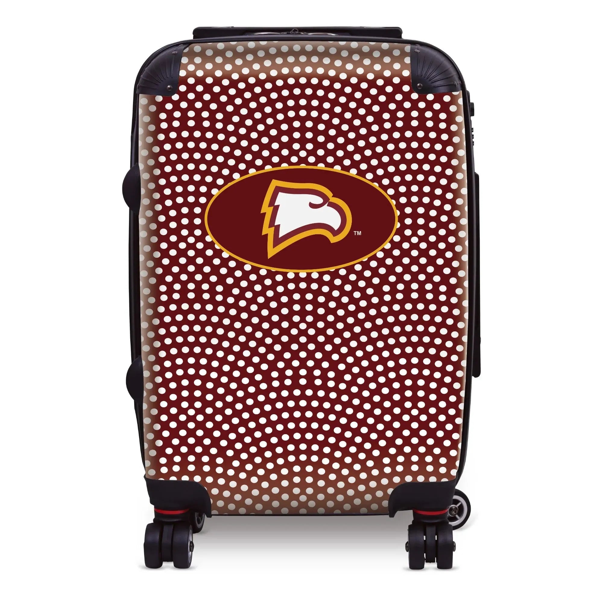 Winthrop University Carry-on Suitcase - Dots Suitcases