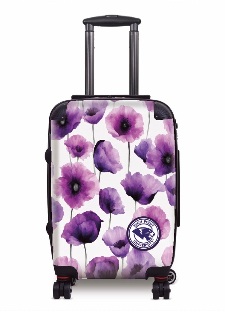 High Point University 20" Carry-On Suitcase Luggage - Petals | HPU