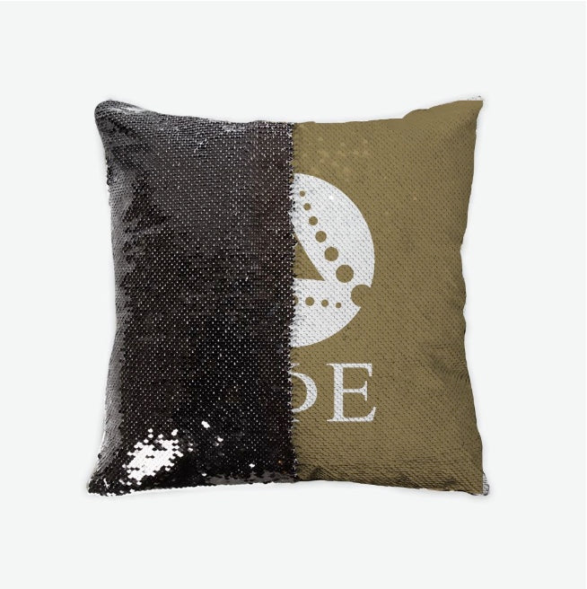 Delta Phi Epsilon Sequin Pillow Cover | DPHIE Gifts & Decor