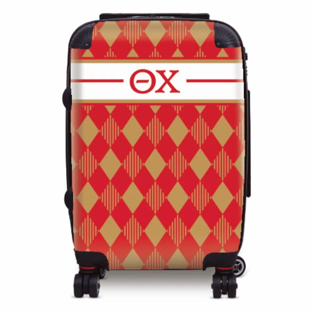 Theta Chi Carry-on Suitcase - Argyle Suitcases