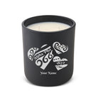 Personalized Alpha Phi Laser Etched Glow Candle Candle 12 oz. - Hearts