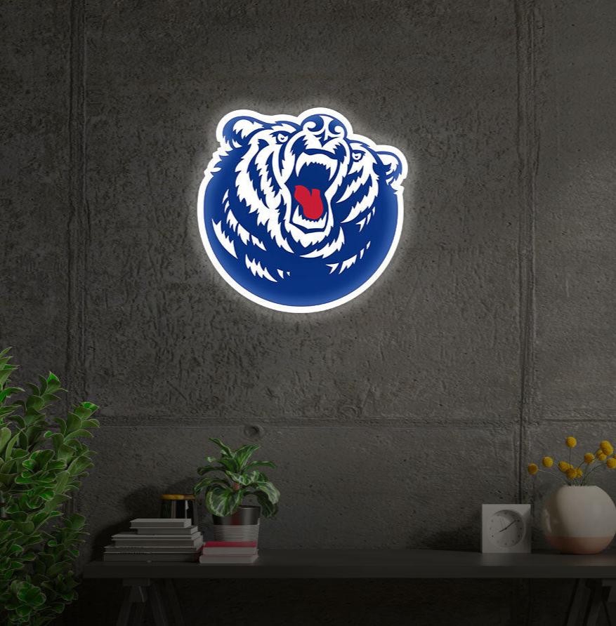 Belmont University LED Neon UV Print Sign - Bruins| Official Fan Merch