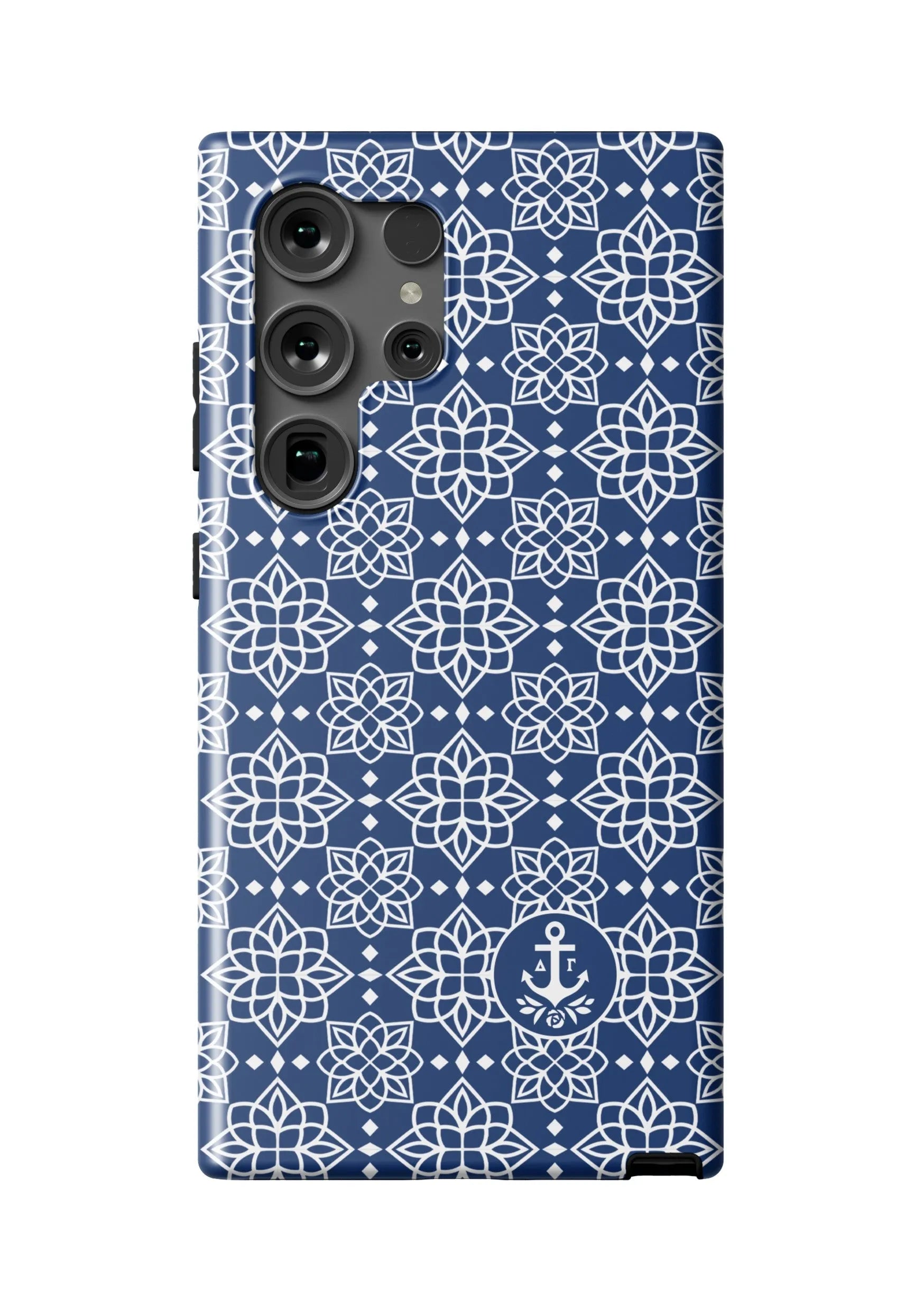 Delta Gamma Samsung Galaxy 24, 23 Mobile Phone Case - Ornate Matte Mobile Phone Cases