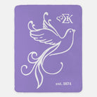 Sigma Kappa Sherpa Blanket XL 60x80 Doves | Custom Sig Kap Gifts
