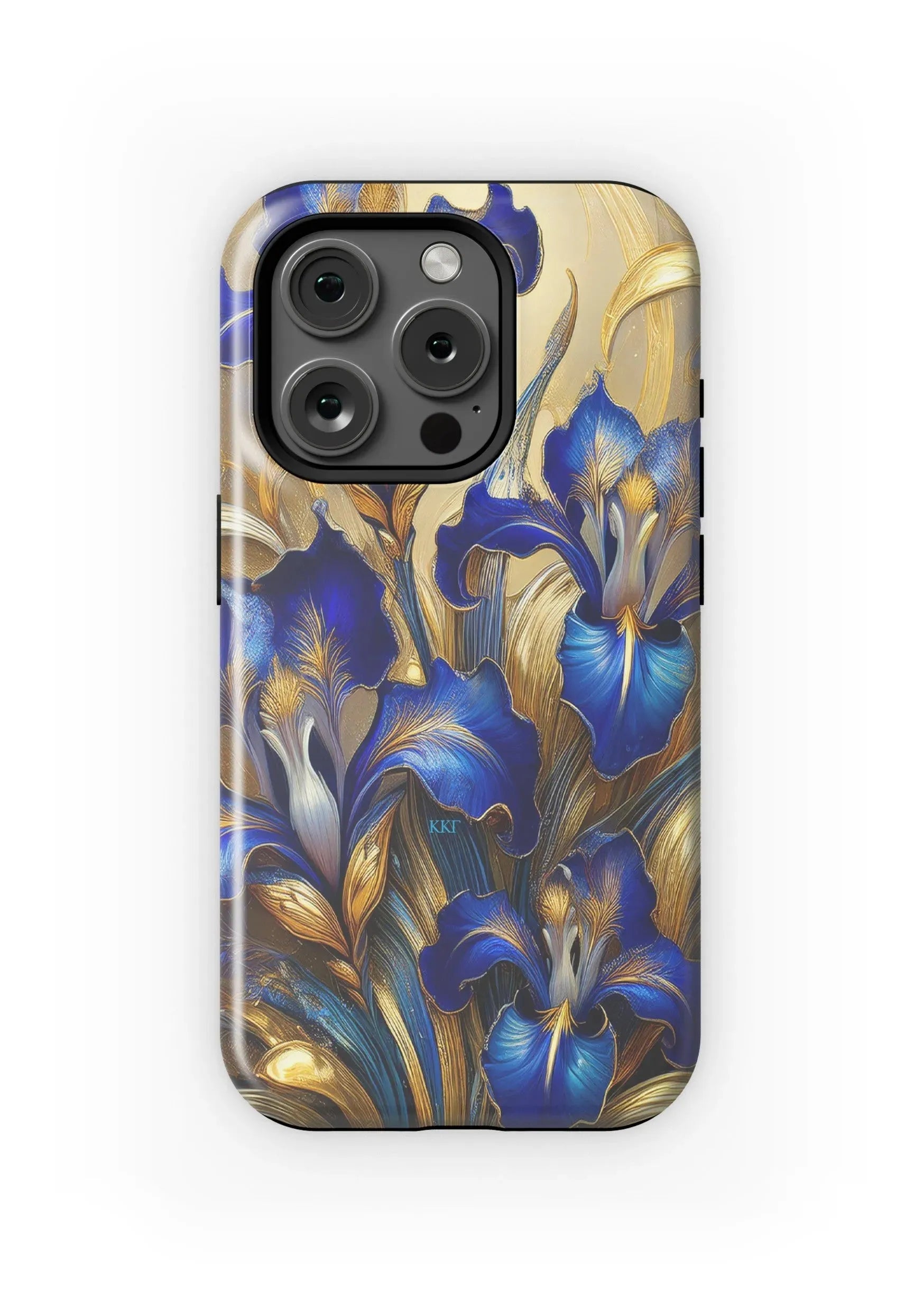 Kappa Kappa Gamma iPhone 16, 15, 14 Mobile Phone Case - Fleur de Lis Matte Mobile Phone Cases