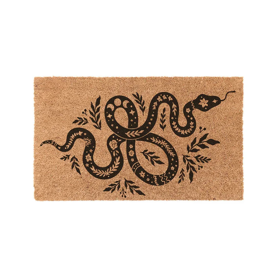 Boho Snake Coir Doormat Door Mats