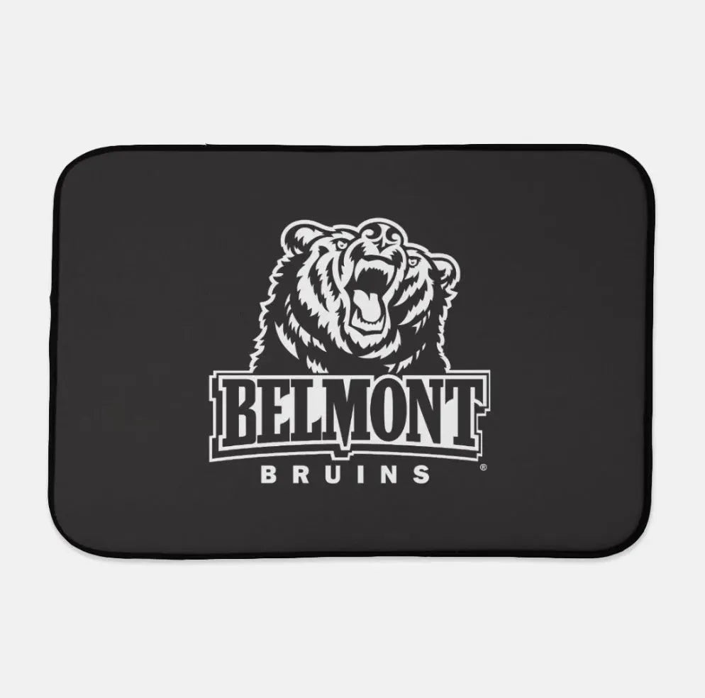 Belmont University Dish Drying Mat Black Dish Mat