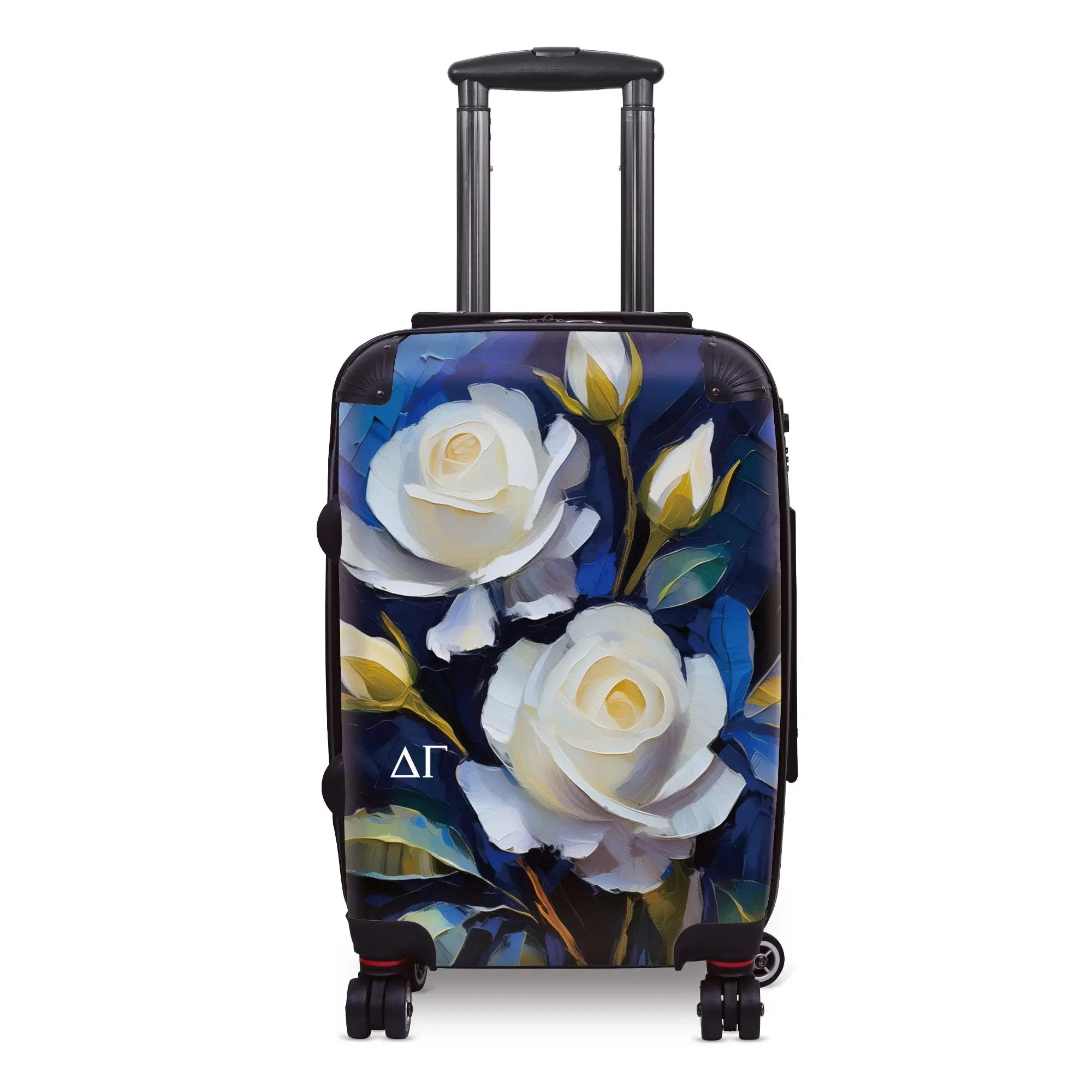 Delta Gamma Carry-on Suitcase - Bold Roses Suitcases